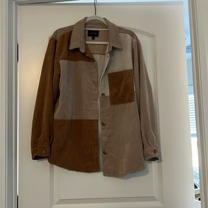 Corduroy button up top